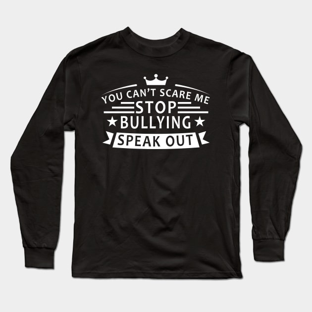 Anti bullying awareness - stop bullying Long Sleeve T-Shirt by maximus123